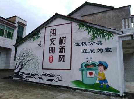 象山墙绘是现在流行的墙体广告