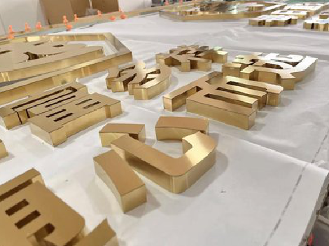  象山拉丝不锈钢字的特点。